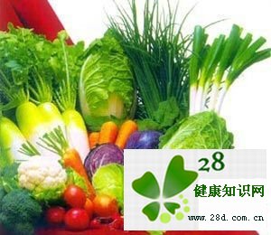 绿色蔬菜可以中和酸性物质
